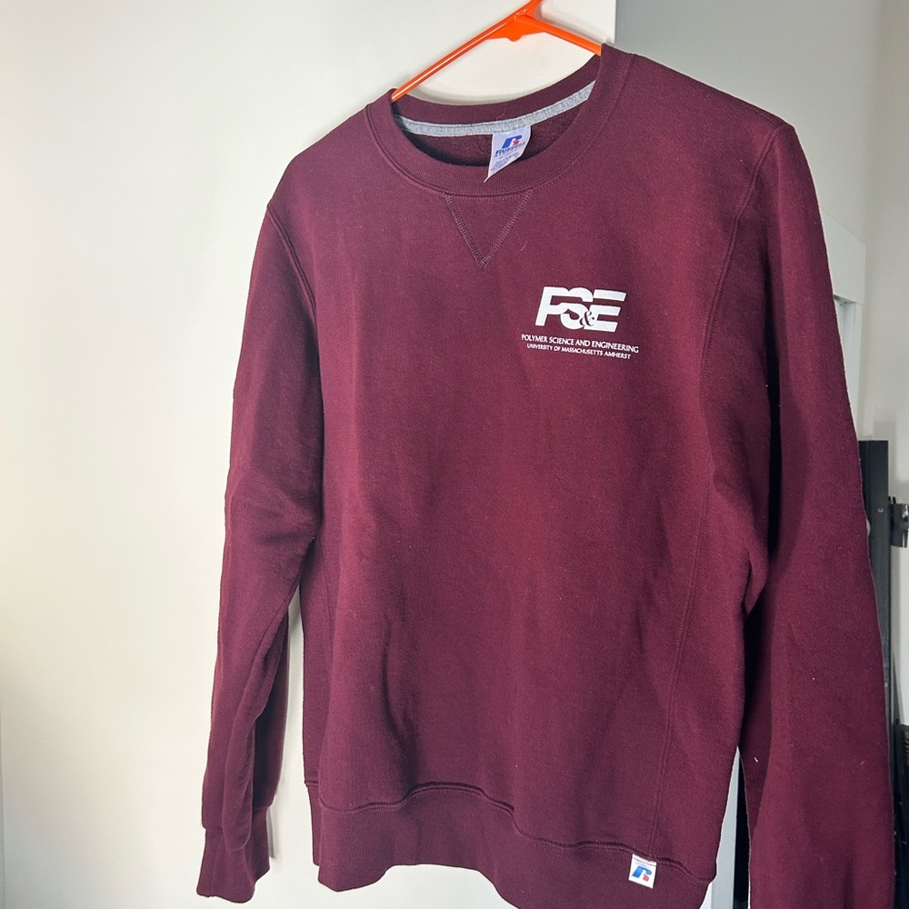 UMASS amherst polymer science and engineering program crewneck